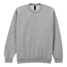 Image of Gildan Fleece Crew Neck Sweatshirt Plain Soft Cotton Pullover Jumper Casual Top