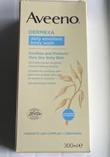 Image of Aveeno Dermexa Daily Emollient Body Wash Very Dry Itchy Skin 300ml Prebiotic Oat