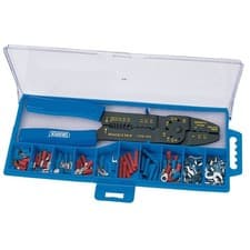 Image of Draper 5 Way Crimping Tool & Terminal Kit, 240mm Stock No: 13658