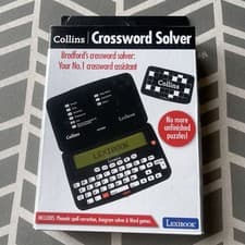Image of Lexibook Collins Crossword Solver - Black (CR753EN)