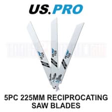 Image of US PRO Tools 5 X 225MM Reciprocating Saw Blade For Wood/Metal US1122HF 9164