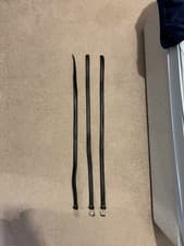 Image of 3 pack Black leather belts