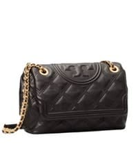 Image of NWT TORY BURCH FLEMING SMALL SOFT CONVERTIBLE HANDBAG BLACK