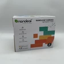 Image of Nanoleaf Canvas Starter Kit Multicoloured Smart Light Panels - 17 Light Squares