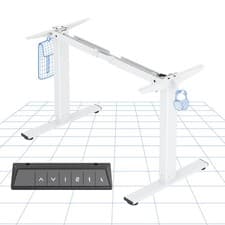 Image of FLEXISPOT EN1 Height Adjustable Electric Standing Desk Frame /Memory Smart Panel