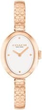 Image of COACH Women's SAMMY Watch with White Dial and Stainless Steel Strap