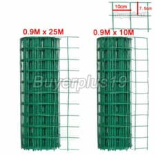 Image of Chicken Wire Mesh Fencing Galvanised/PVC Netting Rabbit Fence Pet Garden 5~50M