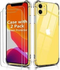 Image of Case + Screen Protector for Apple iPhone 11 XR X XS Pro Max Tempered Glass