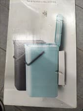 Image of BRABANTIA SORT AND GOBUILT-IN BIN 2 X 16, WITH MOUNTING BRACKET, MINT GREY.
