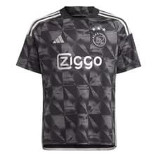 Image of Kids Football Shirt Black 2023-2024 Ajax Third Jersey Regular Fit T-Shirt Top