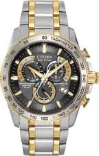 Image of Citizen Eco-Drive Perpetual Chrono A.T AT4004-52E Men’s Watch Two Tone Black NEW