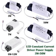 Image of Constant Current 1-60W LED Driver AC 85-265V Electronic Transformer Power Supply