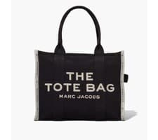 Image of Marc Jacobs The Jacquard Large Tote Bag BNWT Black thick jacuard Largest