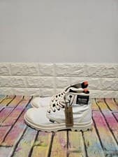 Image of Palladium Pampa City Shell Walking Boots UK 6 Unisex RRP £ 95 Cream White