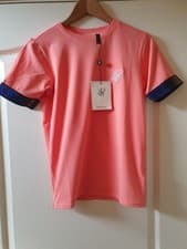 Image of SikSilk Women's T-Shirt Coral Taped Crop UK 8 XS BNWT