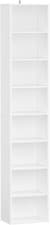 Image of Panana Wooden Cube Bookcase - 2/3/4/5/6 Tier Display Unit Tall Narrow Bookshelf