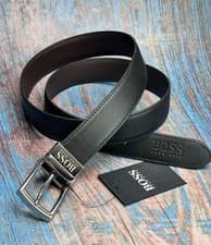 Image of Hugo BOSS MEN Reversible Leather Dress Belt