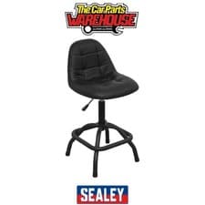 Image of Sealey SCR01B Premier Industrial Pneumatic Workshop Stool with Adjustable