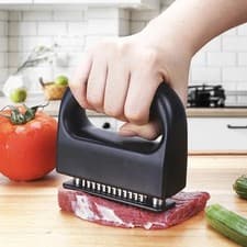 Image of Stainless Steel Meat Tenderizer for Beef Steak Chicken Kitchen Tool