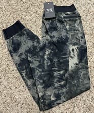 Image of NWT! UNDER ARMOUR Unstoppable Joggers Pants-Mens M-Green Camo-Stretch-$90