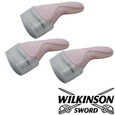 Image of 3x WILKINSON SWORD - INTUITION - 2 in 1 Ultra Moisture Razor