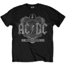 Image of AC/DC Unisex T-Shirt: Black Ice (Black)