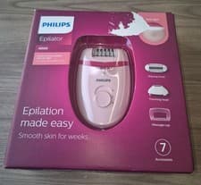 Image of Philips Satinelle Epilator for Women – 5 in 1 Hair Removal Kit, Pink, Corded New