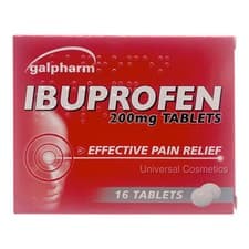 Image of 2 Pack IBUPR0FEN 200MG Tablets for Headache, Migraine, Back Pain Relief Max 1
