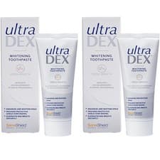 Image of UltraDEX Whitening Toothpaste 12hr Bad Breath Treatment 2 x 75 ml