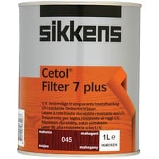 Image of Sikkens Cetol Filter 7 Plus Translucent Woodstain Mahogany 1 litre