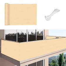 Image of Garden Privacy Screen Netting Fence Balcony Shade Waterproof Shade Screening