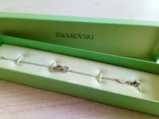 Image of Swarovski Infinity Hyperbola Bracelet White Rhodium 5679664 RRP £79