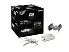 Image of Star Wars X-Wing Fighter Tie Fighter Millennium Falcon Advent Calendar