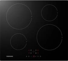 Image of Samsung NZ64F3NM1AB/UR 4 Burner Electric Induction Hob Black + 2 Year Warranty
