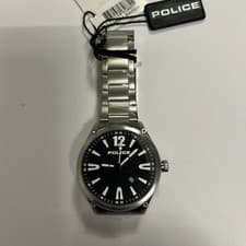 Image of Police Mens Denton Watch 15244JBS/02M Stainless Steel Strap