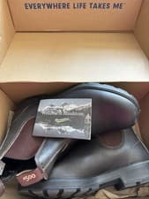 Image of Blundstone Women's 500 Leather Stout Brown Chelsea Boots Uk Size 6 New Boxed