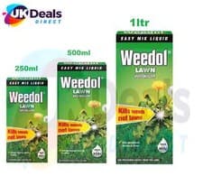 Image of WEEDOL LAWN WEED KILLER CONCENTRATE 250ml 500ml 1L Only Kill Weeds Daisies Lawns