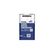Image of Ronseal TRADE Total Wood Preserver Clear / Coloured 2.5/ 5L - Black - Brown