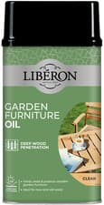 Image of Clear Garden Furniture Oil Liberon 1 Litre Penetrates Deep Into Wood UV Filter
