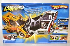 Image of Hot Wheels Crashers Crunch Zone Track Set-Vintage'06-Gen II Die-Cast Cars-Sealed