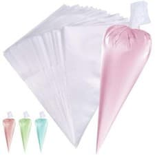 Image of DISPOSABLE ICING PIPING BAGS VDL CAKE DECORATING SMALL MEDIUM LARGE XLARGE