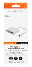 Image of vivanco type C adaptor WITH HDMI PORT