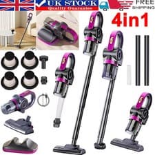Image of 4 in 1 Stick Handheld Vacuum Cordless Vacuum Cleaner For Carpet Floor Pet Hair