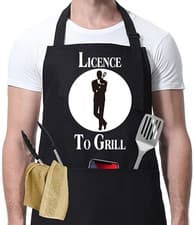Image of Novelty Cooking Apron BBQ Men Women Chef Kitchen Bib Gifts Baking For Him CooKS
