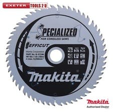 Image of Makita 165mm 56T Plunge Saw Blade Efficut B-57336