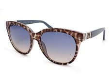 Image of Guess Sunglasses Grey Brown Tortoise Blue with Smoke Gradient Lenses GU7850 92W