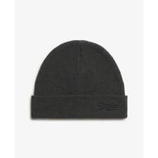 Image of Superdry Essential Logo Beanie Grey Marl