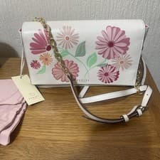 Image of Radley Columbia Grove Natural Leather Small Flapover Crossbody Bag BNWT RRP £219
