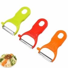 Image of 3pc Swivel Food Peeler Set Vegetables Fruit Potato Speed Peeling Kitchen Tool UK