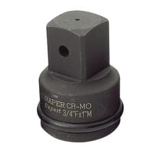 Image of Draper Expert Impact Socket Converter Chemically Blacked 3/4" Female x 1" Male
